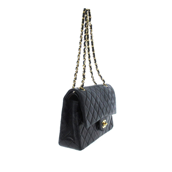 CHANEL Medium Classic Lambskin Double Flap Shoulder Bag - Picture 2 of 15